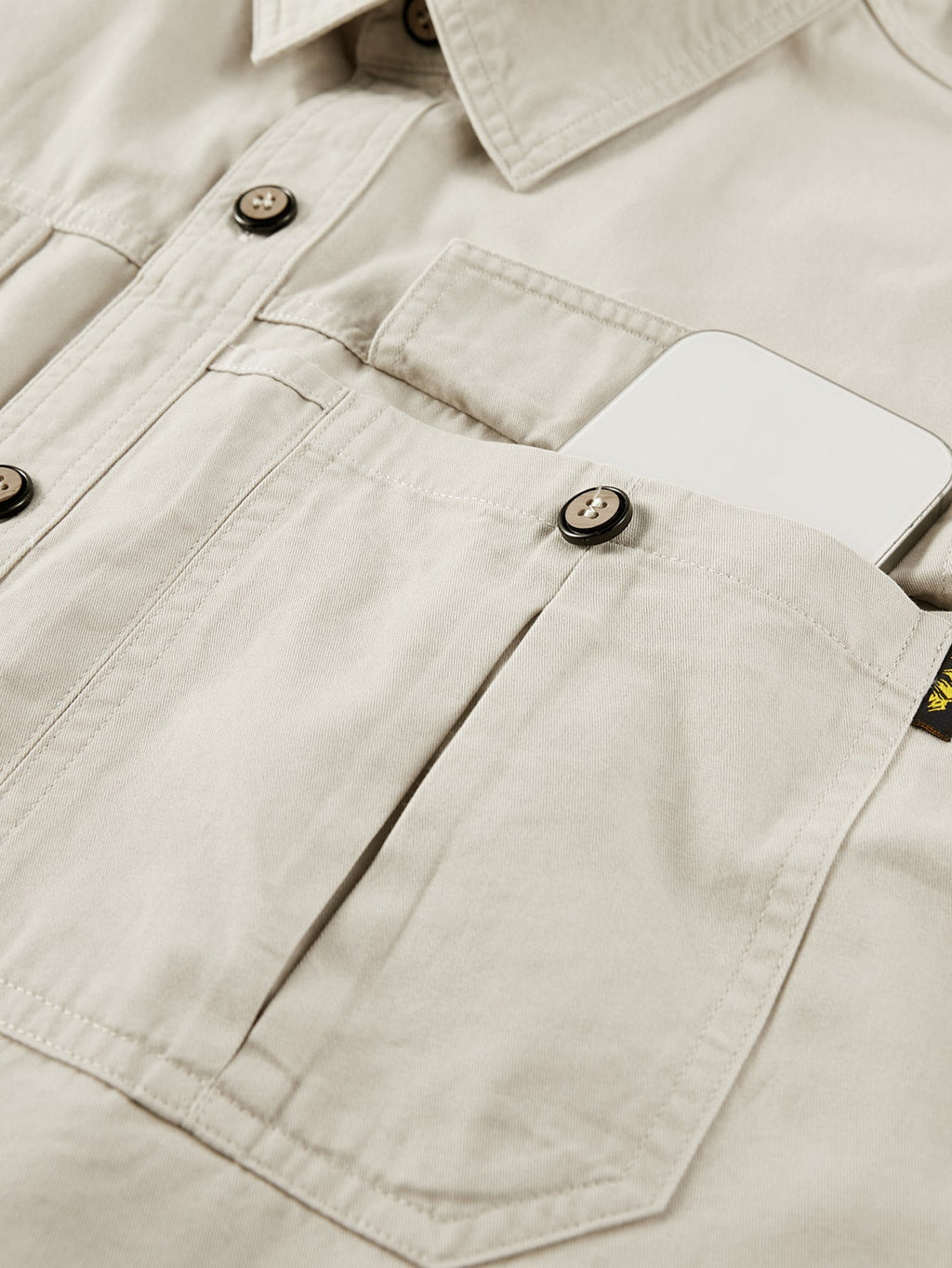 Chino Utility Pocket Overshirt