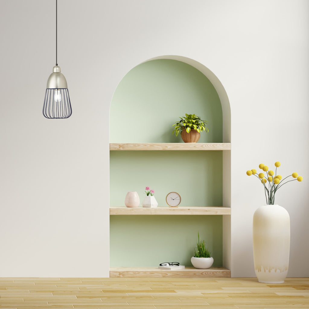 River of Goods Hanging Lamp - Dark Blue & Silver