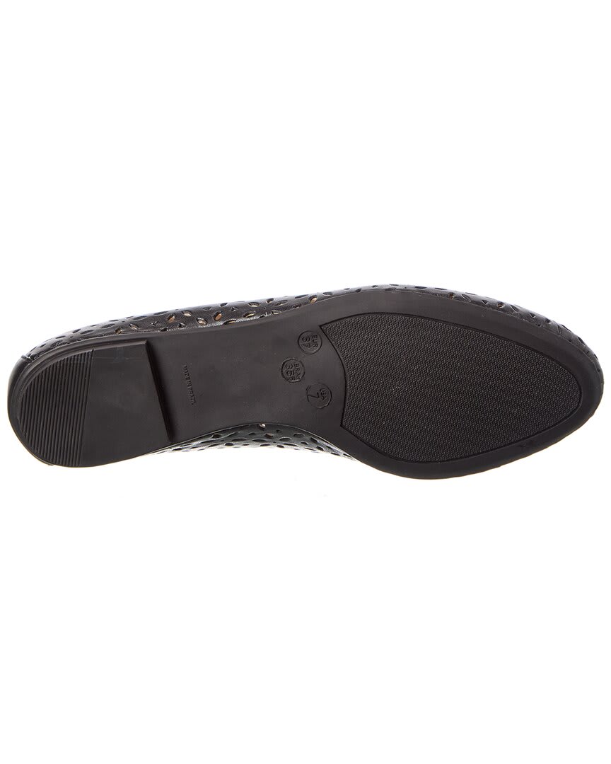French Sole Leyla Laser Cut Leather Flat